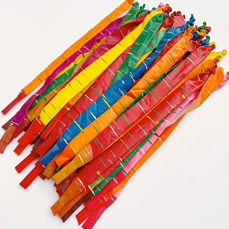 Rocket Balloon Strip Latex Balloon Flying Balloon Decoration