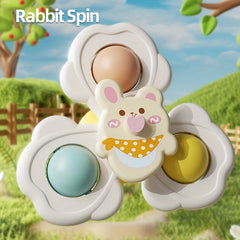 3 Durable Animal Suction Cup Toy Set for Bathing and Playing