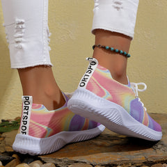 Mesh Breathable Running Shoes Lightweight Non Slip Outdoor Sneakers