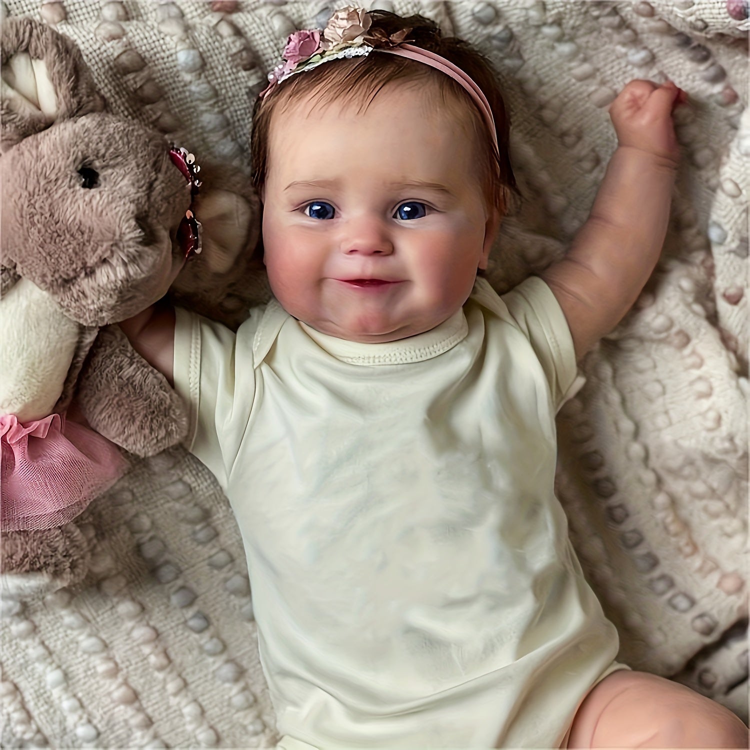 8 Cm Realistic Reborn Baby Doll Lifelike Newborn Baby Doll Soft Full Vinyl Body