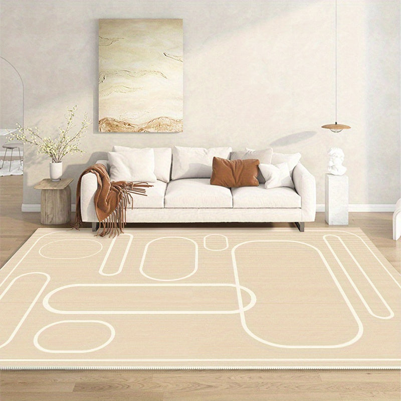 Modern Abstract Crystal Velvet Runner Rug Living Room Bedroom Bedside Carpet