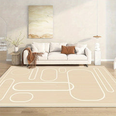 Modern Abstract Crystal Velvet Runner Rug Living Room Bedroom Bedside Carpet