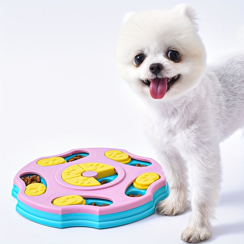 Interactive Dog Puzzle Toy for Mental Stimulation & Treat Dispensing