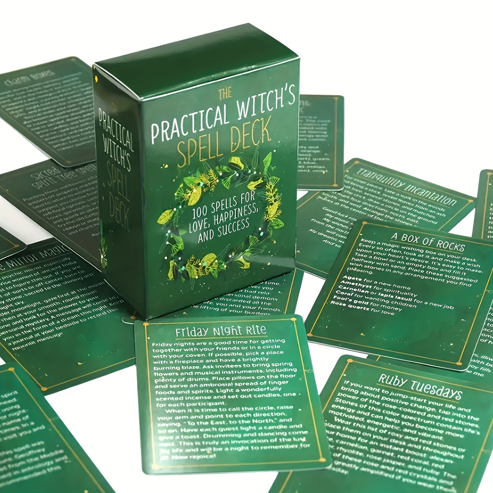 100 Spells For Love Happiness & Success Practical Witch's Spell Deck