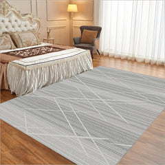 1pc Large Line Carpets for Living Rooms, Bedrooms, Offices - Non Slip and Easy