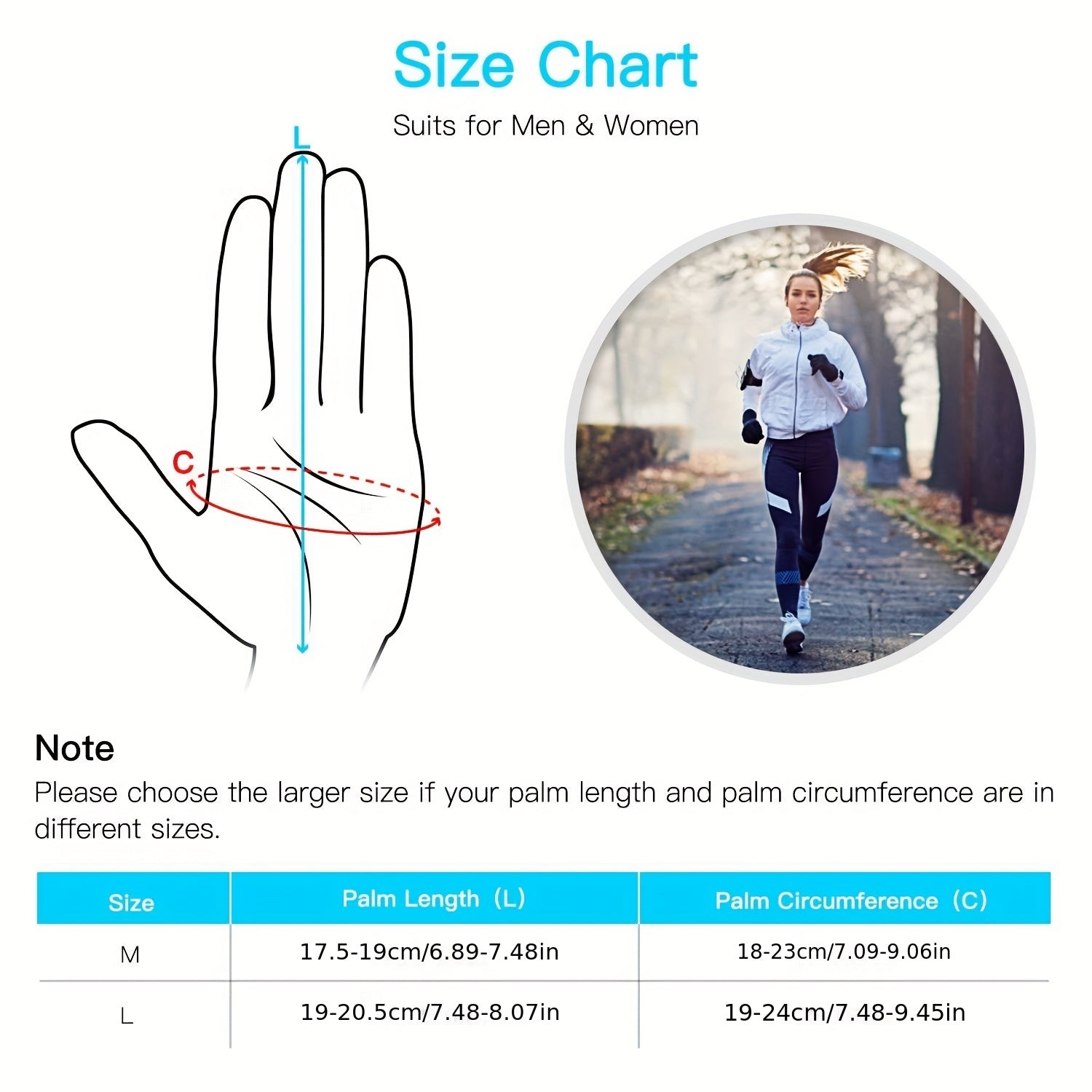 Touch Screen Anti Slip Warm Gloves For Running Cycling Driving