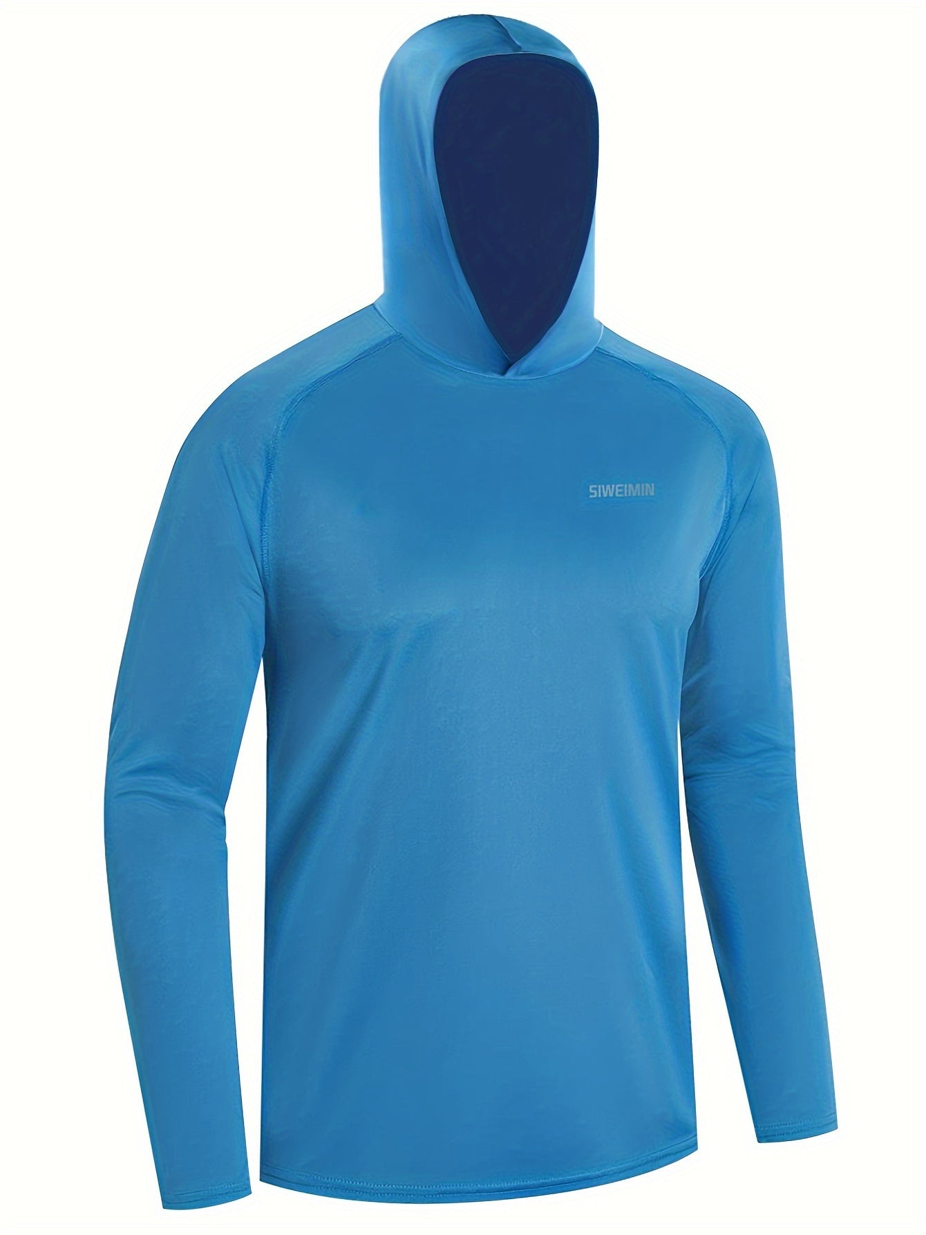 Men's Sun Protection Hoodie Long Sleeve Quick Dry Top