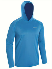 Men's Sun Protection Hoodie Long Sleeve Quick Dry Top