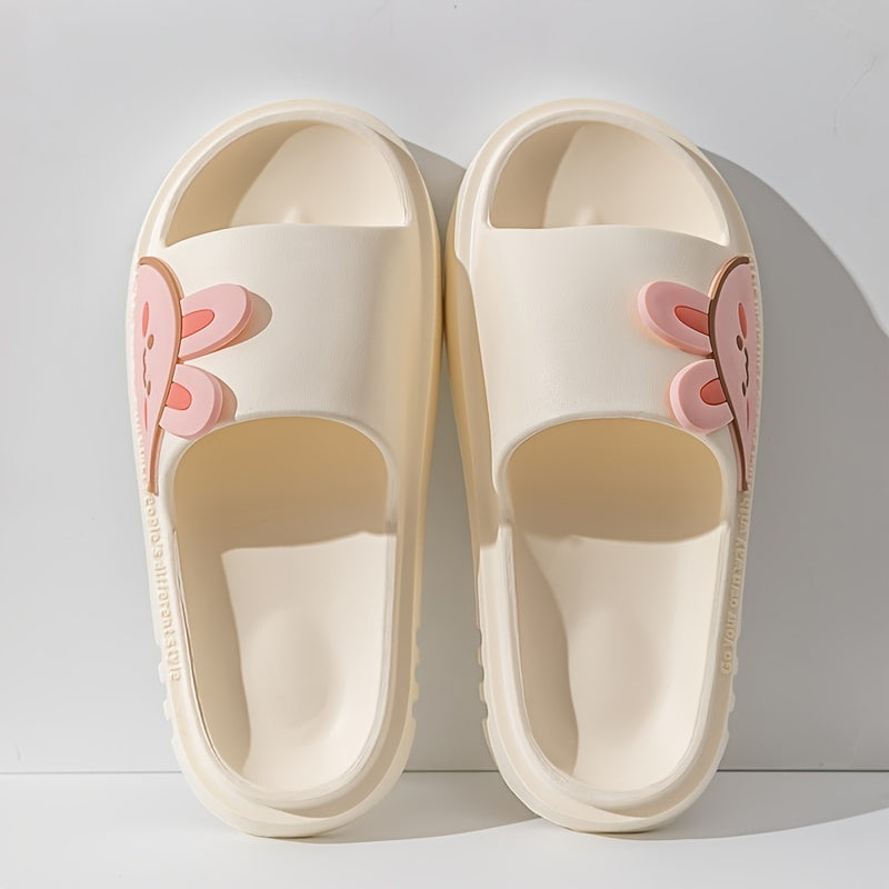 Women's Cartoon Bunny House Slippers Soft Anti-Slip Sole