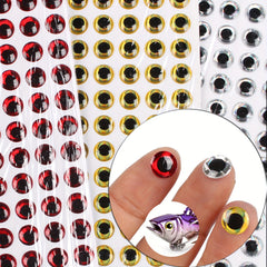 600pcs Bionic Fish Eye Lure 3D Animal Eye Bait for Fishing Multiple Sizes