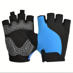 Fingerless Cycling Gloves with Anti Slip Pad Lightweight