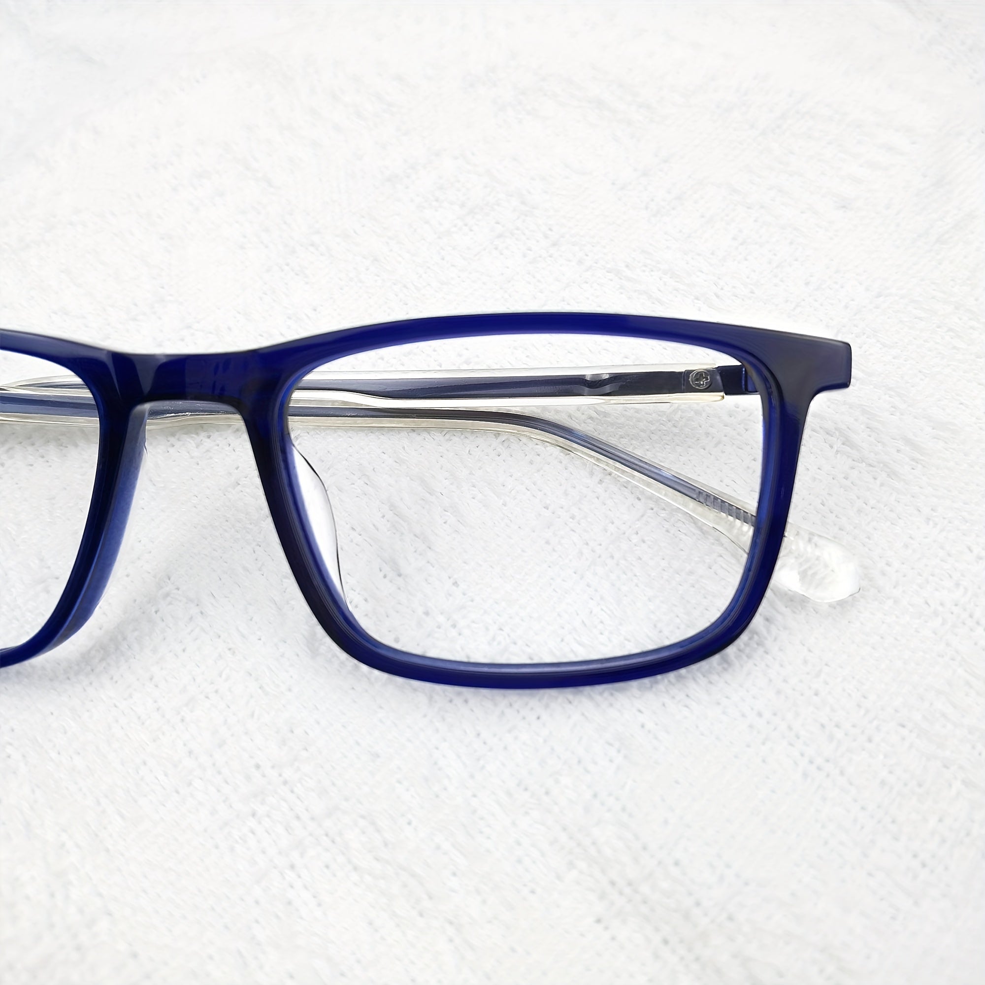 Men's Rectangle Frame Light Glasses Classic Computer Glasses