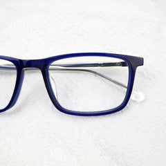 Men's Rectangle Frame Light Glasses Classic Computer Glasses