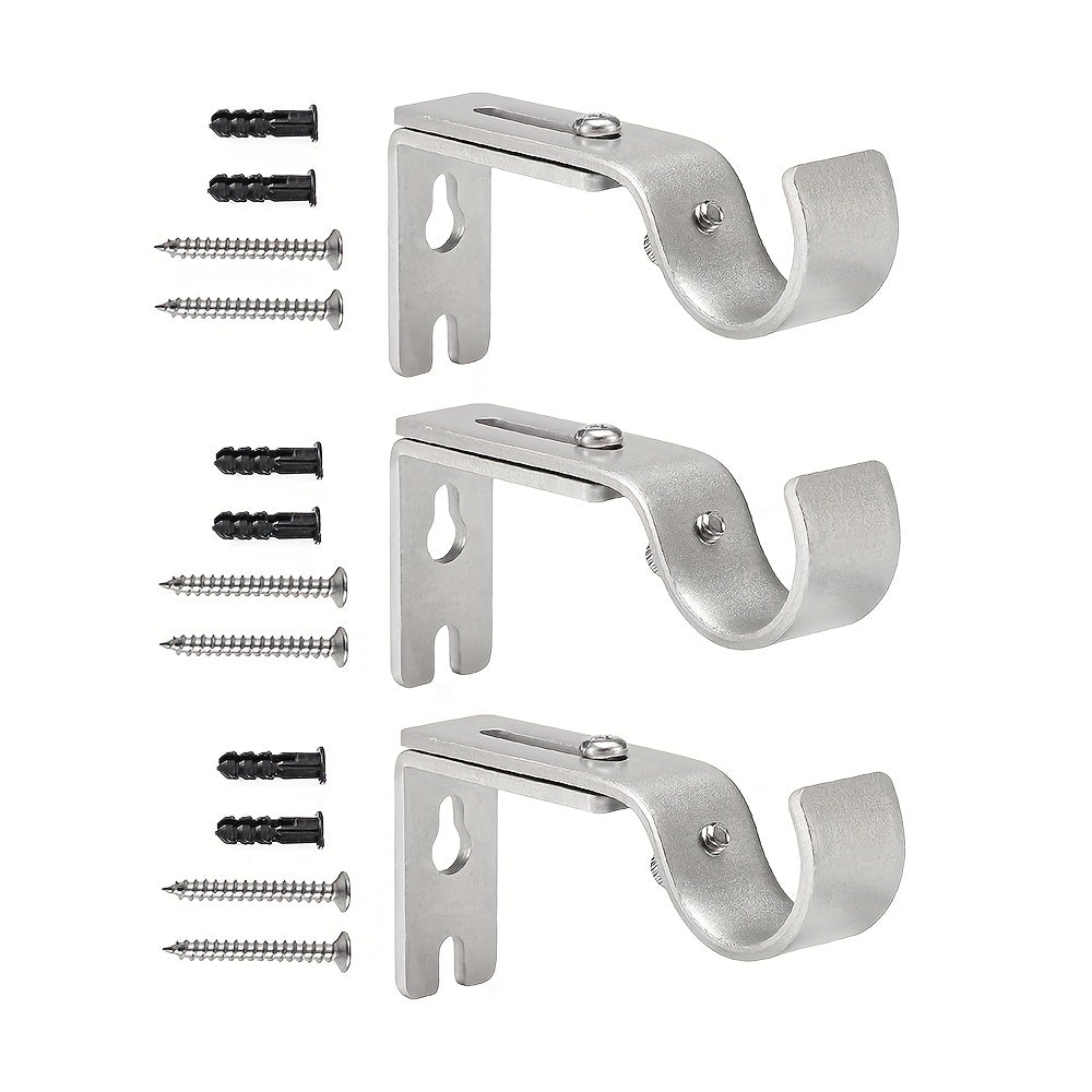 Adjustable Curtain Rod Brackets for Home Decor