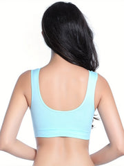 3pcs Seamless Wireless Sports Bras Breathable Comfort Fit