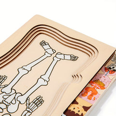 Boys & Girls Human Body Wooden Puzzle Science Toy