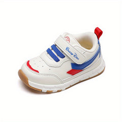 Baby Boys' Hook and Loop Sneakers Lightweight Non Slip Shoes
