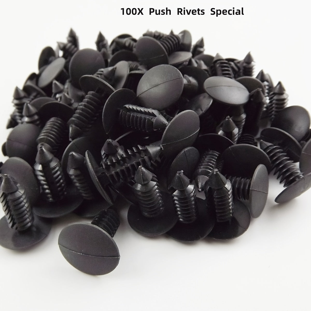 100pcs 8mm Plastic Expansion Rivets for Fenders and Bumpers