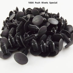 100pcs 8mm Plastic Expansion Rivets for Fenders and Bumpers