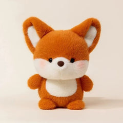 1pc Fox Plush Toy Soft Brown & Stuffed Animal Mixed Colors