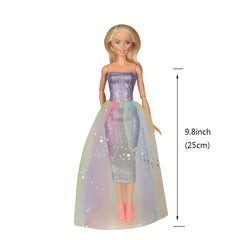 2 Sets Doll Clothes: Party & Daily Dresses for 29-21 cm Dolls