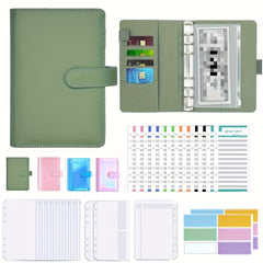Budget Binder w/ Zipper Envelopes & Expense Sheets Money Organizer