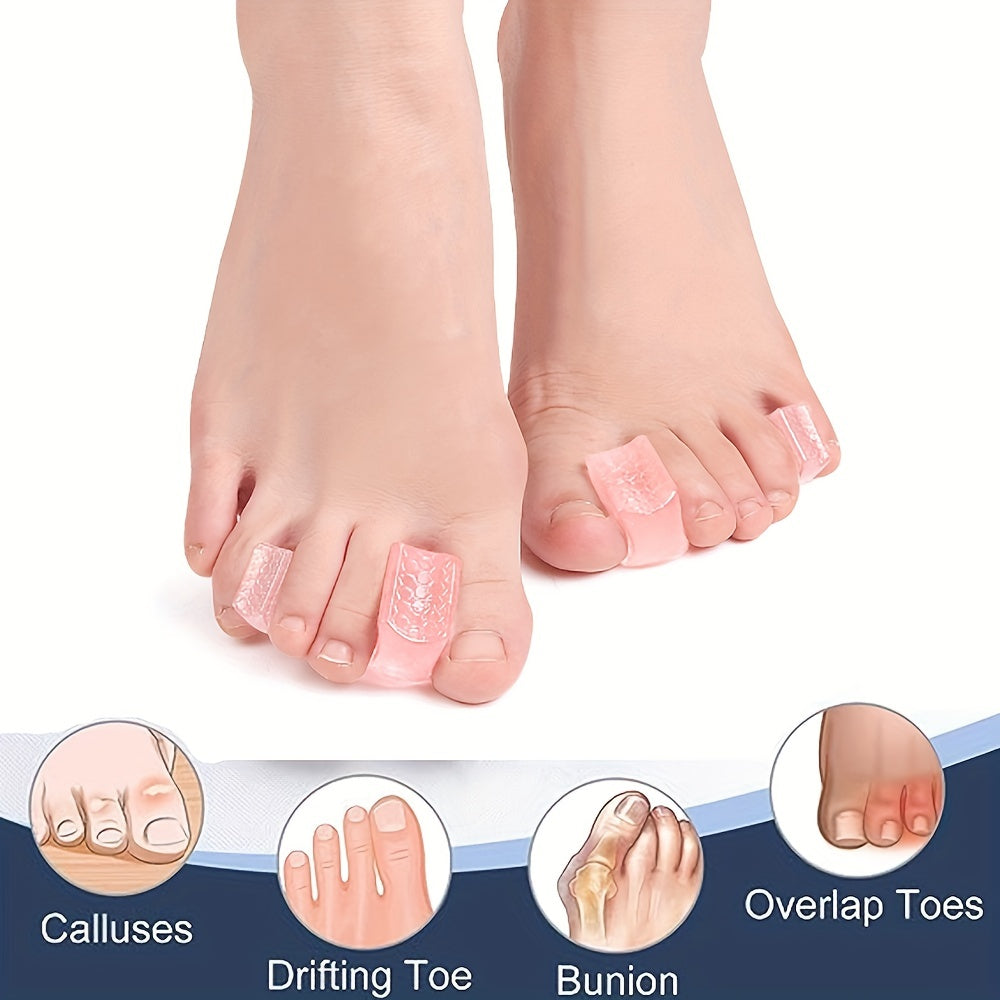 6pcs Gel Toe Separators Bunion Corrector Toe Spreader