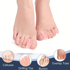 6pcs Gel Toe Separators Bunion Corrector Toe Spreader