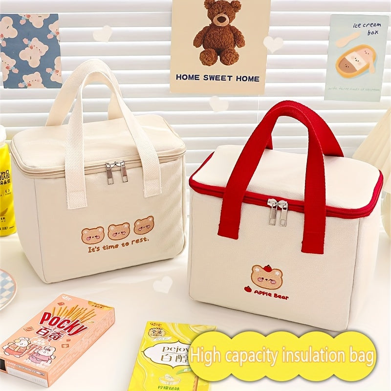 Portable Insulated Bag for Camping Picnic Teenagers Workers School