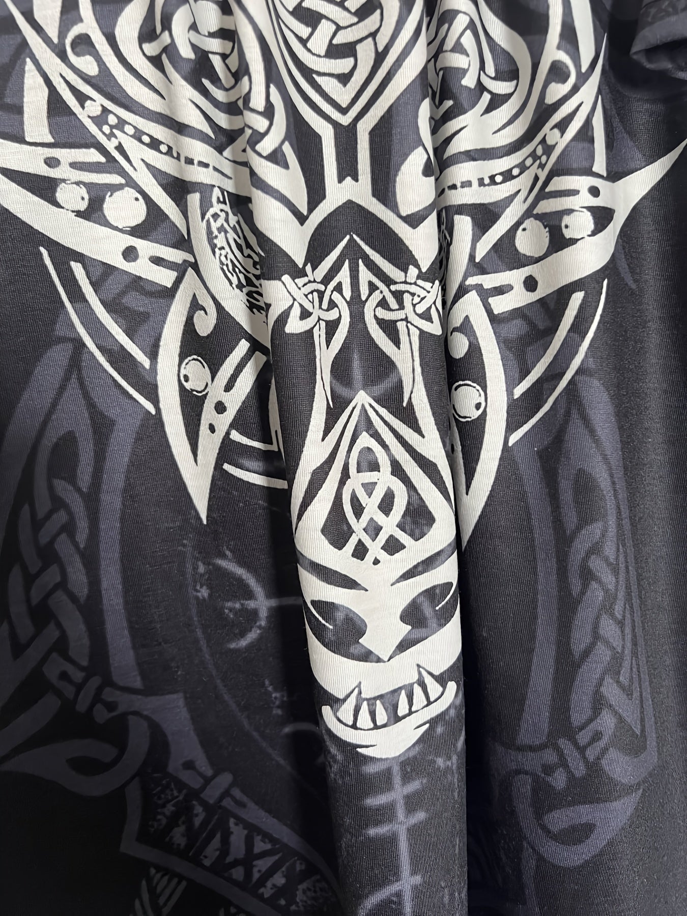 Men's 3D Totem Animal Graphic T-shirt Casual Breathable Tee