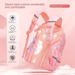 Cartoon Bunny School Bag Large Capacity Backpack for Kids