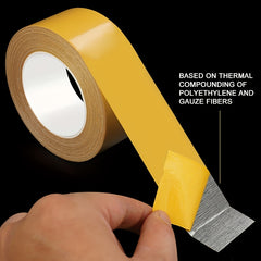 Strong Double Sided Carpet Adhesive Tape Translucent Mesh Waterproof
