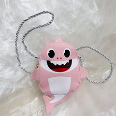 Shark Shape Crossbody Bag Mini Shoulder Bag Coin Purse For Girls