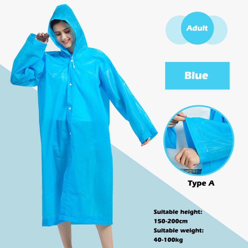 Stylish Waterproof Raincoat with Adjustable Hood - Ultimate Protection