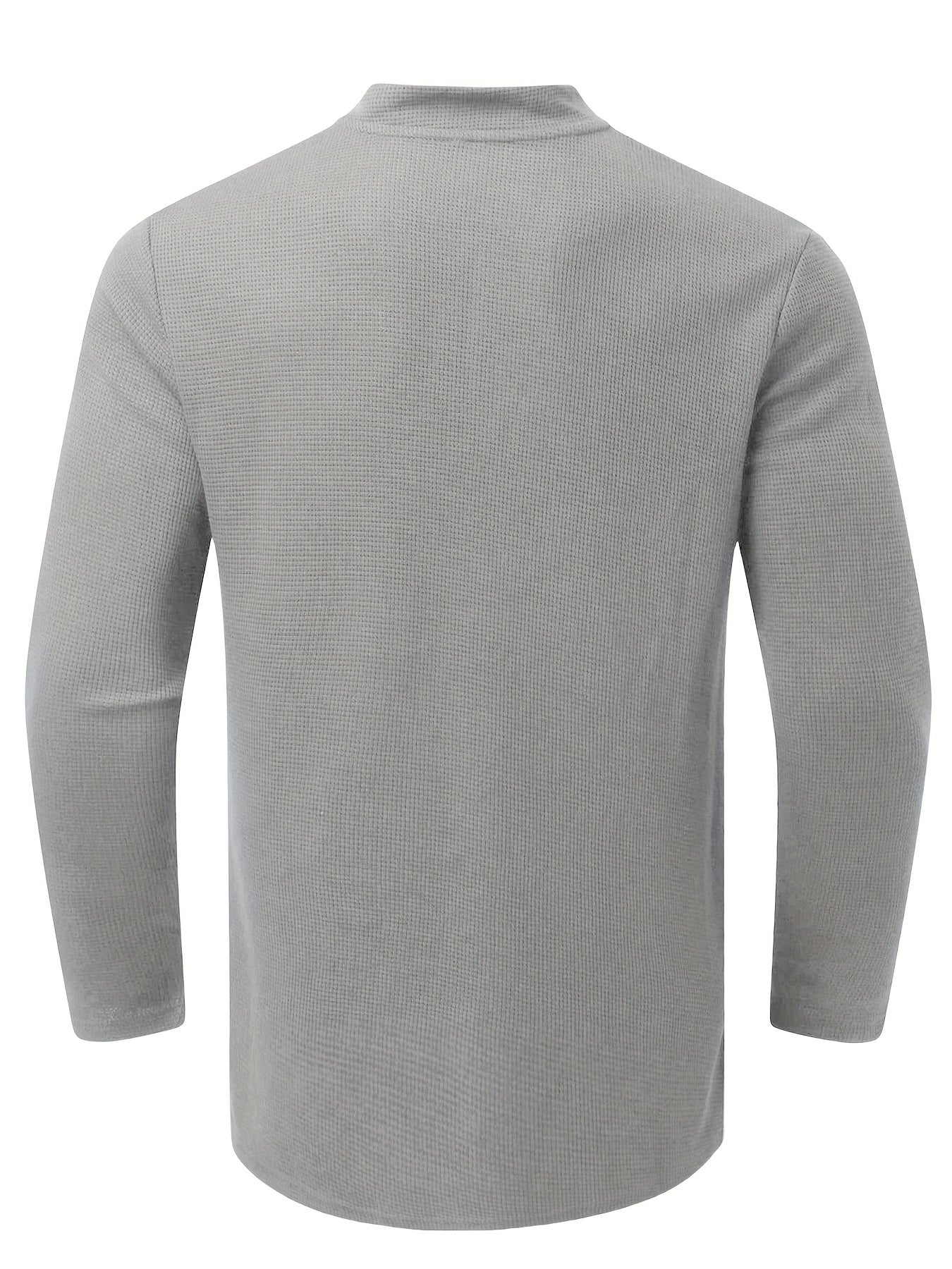 Men's Long Sleeve Casual V Neck T-Shirt for Outdoor Sports