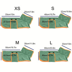 Dog Body Towel Absorbent Quick Dry Bath Robe Soft Towel