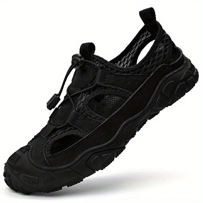 Men's Outdoor Hiking Sandals with Adjustable Shoelaces