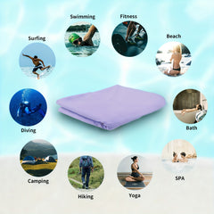 Quick Dry Microfiber Towel for Travel, Sports, Camping - Absorbent & Lightweight