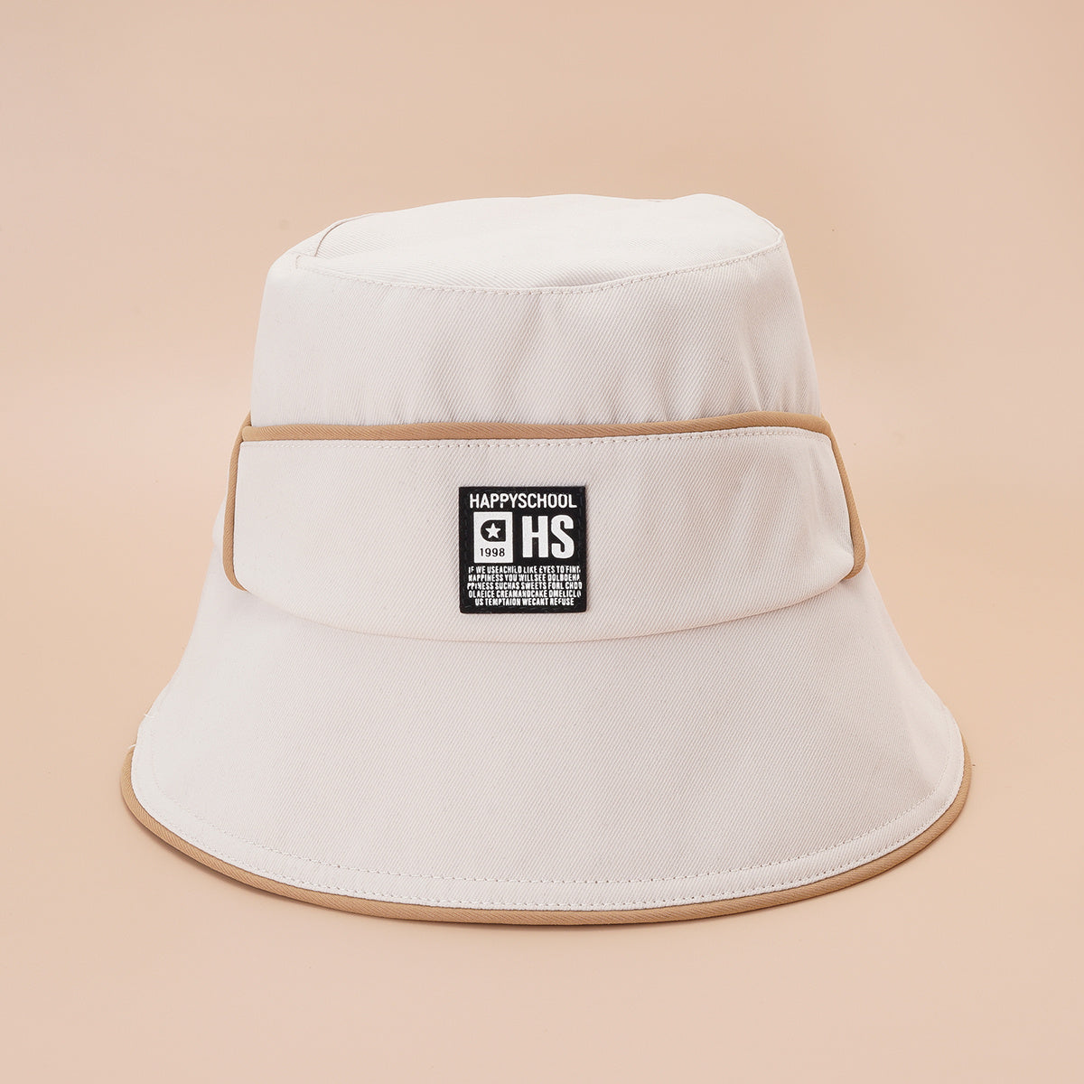 Patch Bucket Hat Reversible Fisherman Cap Women Summer Beach Travel Sun Hat