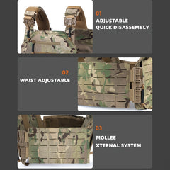 Camouflage Training Vest Quick Strip Outdoor Uniform