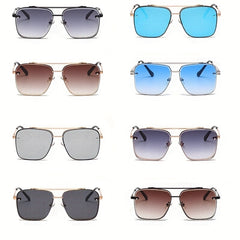 Men's Retro Large Frame UV Protection Sunglasses