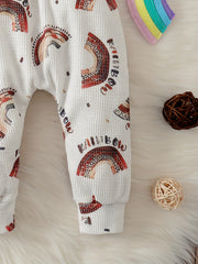 Baby Boys Graphic Waffle Pants