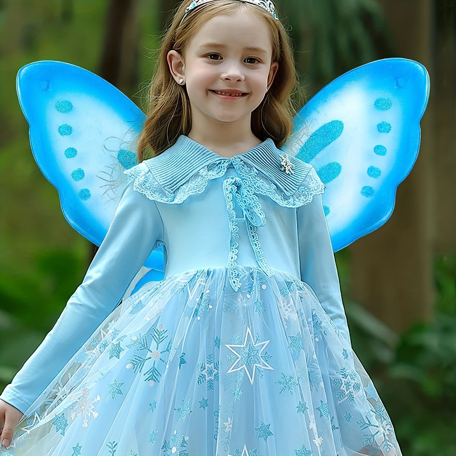 Kids Butterfly Fairy Wings for Dress Up - Christmas Halloween Party Supplies