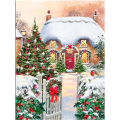 DIY Christmas Series Full Diamond Home Decoration Hanging Painting