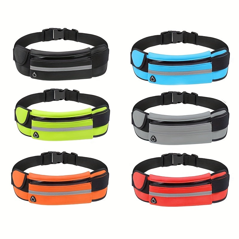 Waterproof Fanny Pack with Bottle Holder for Outdoor Fitness