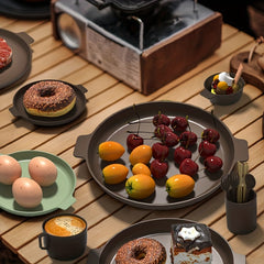 Camping Tableware Set Water Cup Bowl Plate Portable Supplies