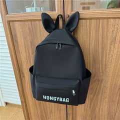 Nylon Casual Backpack Large Capacity Schoolbag for Students