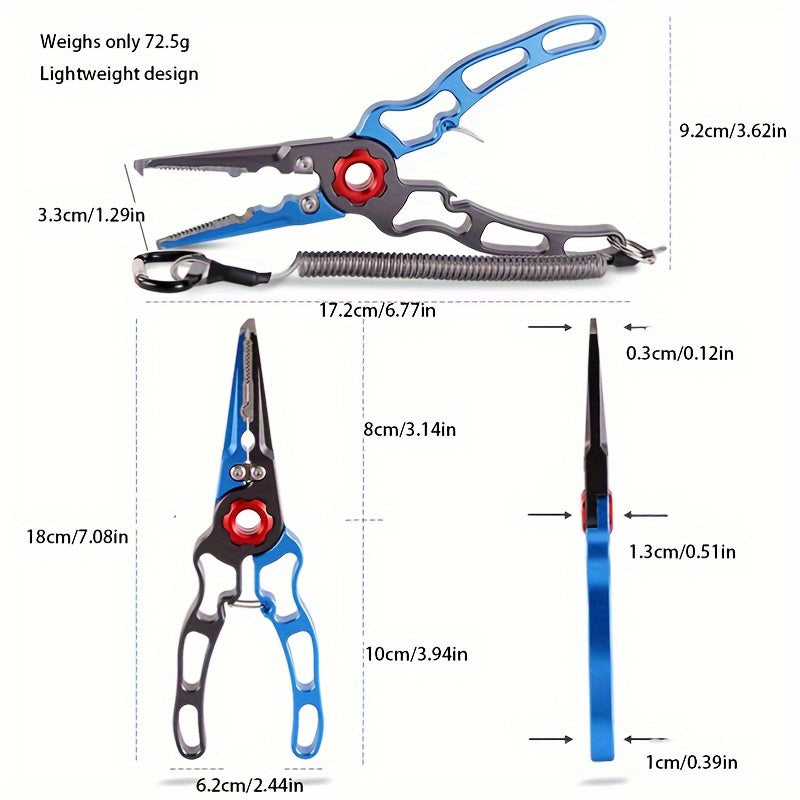 Outdoor Fishing Pliers With Lock Rust-proof Fishing Line Cutter