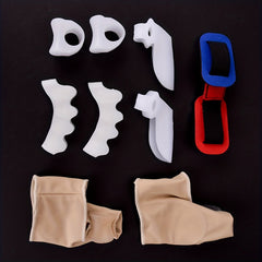 9pcs Silica Gel Toe Separators for Foot Health