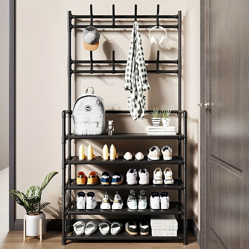 Standing Coat Rack Shoes Garment Clothes Hat Coat Rack 4 5 Layers
